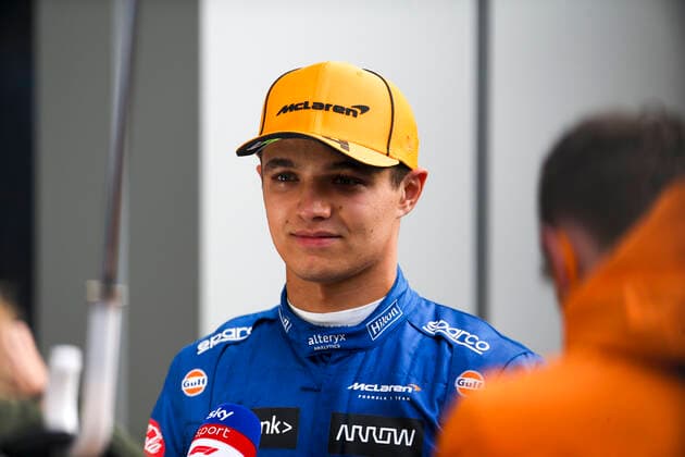 4 Lando Norris (GBR, McLaren F1 Team), F1 Grand Prix of Russia at Sochi Autodrom on September 25, 2021 in Sochi, Russia. (Photo by HOCH ZWEI) Sochi Russia