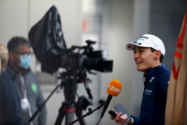 63 George Russell (GBR, Williams Racing), F1 Grand Prix of Russia at Sochi Autodrom on September 25, 2021 in Sochi, Russia. (Photo by HOCH ZWEI) Sochi Russia