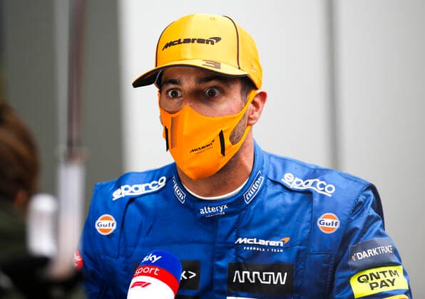 3 Daniel Ricciardo (AUS, McLaren F1 Team), F1 Grand Prix of Russia at Sochi Autodrom on September 25, 2021 in Sochi, Russia. (Photo by HOCH ZWEI) Sochi Russia