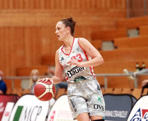Sarah MORTENSEN (Wasserburg DK), Da-Basketball,1. Bundesliga 2021 21, 25.09.21, TSV Wasserburg vs GiroLive Panthers Osnabrueck, Wasserburg, Badria Sportzentrum Copyright: WolfgangxFehrmann