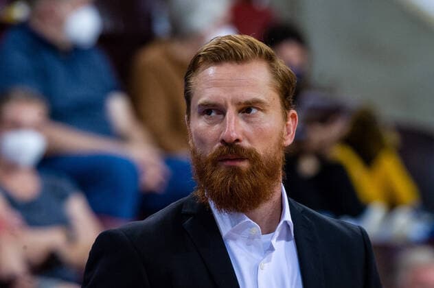 Lars Masell (Assistant Coach MHP RIESEN Ludwigsburg) beim BBL Spiel: MHP Riesen Ludwigsburg - Hamburg Towers Ludwigsburg. 25.09.21 Basketball , 25.09.2021, Ludwigsburg (Deutschland)