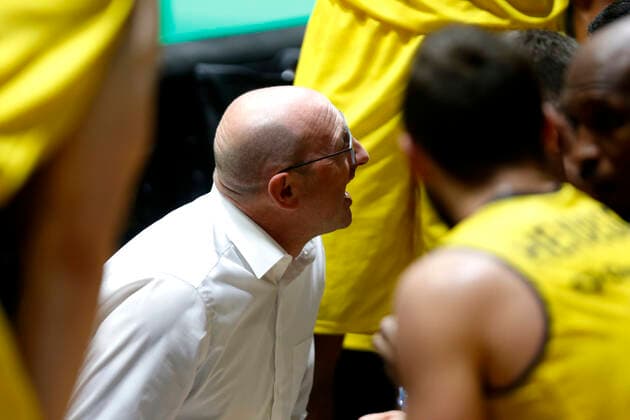 25.09.2021, easyCredit Basketball Bundesliga, BBL, Saison 2021 2022, Herren, Chemnitz Niners - EWE Baskets Oldenburg Mladen Drijencic (Headcoach), EWE Baskets Oldenburg Chemnitz Messe Chemnitz Sachsen Germany