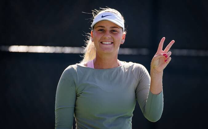 Mandatory Credit: Photo by Rob Prange Shutterstock (12465444cg) Marta Kostyuk of Ukraine during practice ahead of the 2021 Chicago Fall Tennis Classic WTA, Tennis Damen 500 tennis tournament Chicago Fall Tennis Classic 2021, Tennis, Chicago, USA - 25 Sep 2021 Chicago Fall Tennis Classic 2021, Tennis, Chicago, USA - 25 Sep 2021  Copyright: xRobxPrange Shutterstockx 12465444cg