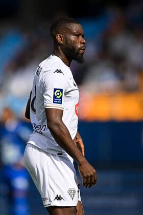 Ismael Traore (Angers) FOOTBALL : Troyes vs Angers - Ligue 1 Uber Eats - 26 09 2021 JBAutissier Panoramic 
