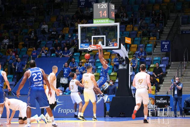 Samare Jordan,(Fraport Skyliners, 4), , GER,Basketball, BBL,Saison 2021 22,1. Spieltag,26.09.2021, Frankfurt Copyright: xEibner-Pressefoto UlrichxScherbaumx EP_usm