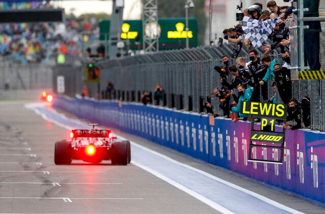 44 Lewis Hamilton (GBR, Mercedes-AMG Petronas F1 Team), F1 Grand Prix of Russia at Sochi Autodrom on September 26, 2021 in Sochi, Russia. (Photo by HOCH ZWEI) Sochi Russia