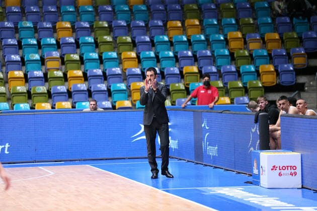 Ramirez Jesus,(Trainer Loewen Braunschweig), , GER,Basketball, BBL,Saison 2021 22,1. Spieltag,26.09.2021, Frankfurt Copyright: xEibner-Pressefoto UlrichxScherbaumx EP_usm