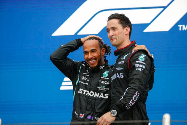 44 Lewis Hamilton (GBR, Mercedes-AMG Petronas F1 Team), F1 Grand Prix of Russia at Sochi Autodrom on September 26, 2021 in Sochi, Russia. (Photo by HOCH ZWEI) Sochi Russia