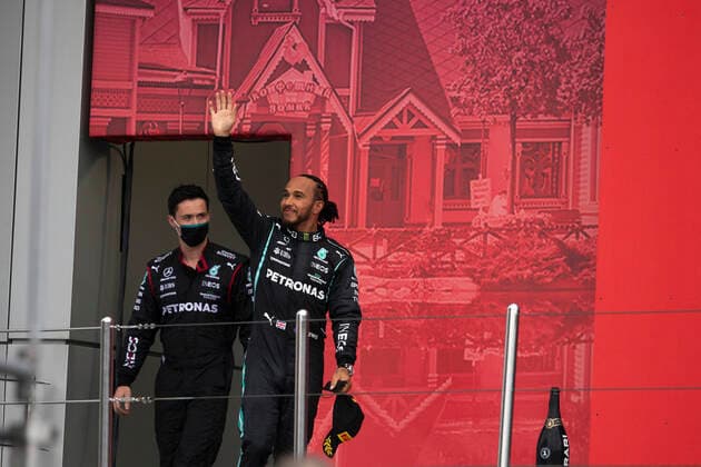 44 Lewis Hamilton (GBR, Mercedes-AMG Petronas F1 Team), F1 Grand Prix of Russia at Sochi Autodrom on September 26, 2021 in Sochi, Russia. (Photo by HOCH ZWEI) Sochi Russia
