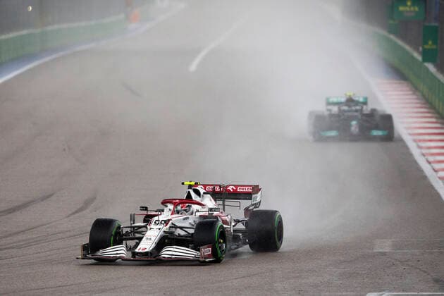 99 Antonio Giovinazzi (ITA, Alfa Romeo Racing ORLEN), F1 Grand Prix of Russia at Sochi Autodrom on September 26, 2021 in Sochi, Russia. (Photo by HOCH ZWEI) Sochi Russia