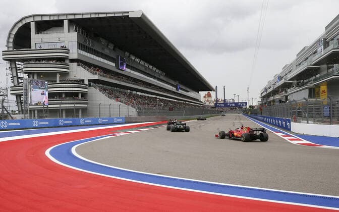 SOCHI, RUSSIA - SEPTEMBER 26, 2021: The 2021 Formula One Russian Grand Prix race is held at the Sochi Autodrom racing circuit. Sergei Fadeichev TASS  TS1121A1