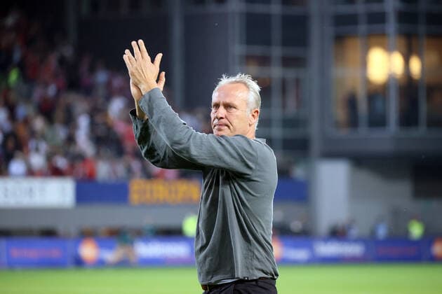 26.09.21 SC Freiburg - FC Augsburg Deutschland, Freiburg, 26.09.2021, Fussball, Bundesliga, SC Freiburg - FC Augsburg: Christian Streich (Trainer SC Freiburg).