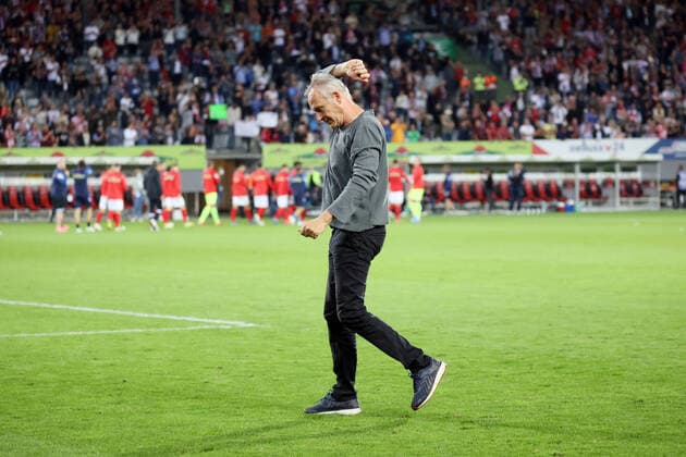 26.09.21 SC Freiburg - FC Augsburg Deutschland, Freiburg, 26.09.2021, Fussball, Bundesliga, SC Freiburg - FC Augsburg: Christian Streich (Trainer SC Freiburg).