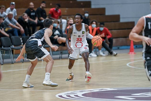 Barmer 2. Basketball Bundesliga ProB, Rheinstars Koeln vs. BSW Sixers, 26.09.2021 John Joseph Saigge (RheinStars Koeln 33), Barmer 2. Basketball Bundesliga ProB, Rheinstars Koeln vs. BSW Sixers am 26.09.2021 im ASV Koeln in Koeln (Nordrhein-Westfalen) Copyright: xBEAUTIFULxSPORTS Mueller-Laschetx
