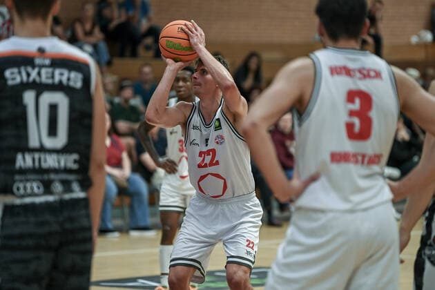 Barmer 2. Basketball Bundesliga ProB, Rheinstars Koeln vs. BSW Sixers, 26.09.2021 Valentin Blass(RheinStars Koeln 22), Barmer 2. Basketball Bundesliga ProB, Rheinstars Koeln vs. BSW Sixers am 26.09.2021 im ASV Koeln in Koeln (Nordrhein-Westfalen) Copyright: xBEAUTIFULxSPORTS Mueller-Laschetx