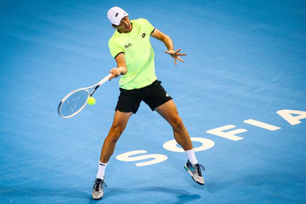 Tennis - Sofia Open 2021 - John MILLMAN (AUS) vs. Mikael YMER (SWE) - 28.09.2021 Â Copyright: xYulianxTodorovx