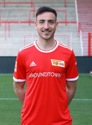 Kevin Möhwald Fußball Fussball Bundesliga Herren DFL Porträttermin Saison 2020 2021 08.2021 1.FC Union Berlin FCU Kader, Vorstellung, Präsentation, Pressetermin, Portrait Porträt *** Kevin Möhwald Sports Football Soccer Bundesliga Men DFL Porträttermin Season 2020 2021 08 2021 1 FC Union Berlin FCU squad, presentation, presentation, press appointment, portrait portrait