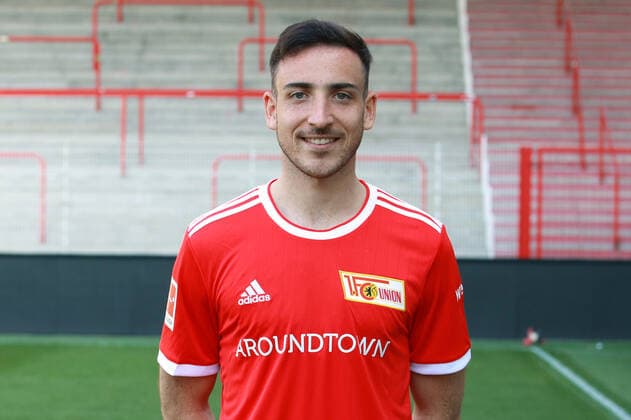 Kevin Möhwald Fußball Fussball Bundesliga Herren DFL Porträttermin Saison 2020 2021 08.2021 1.FC Union Berlin FCU Kader, Vorstellung, Präsentation, Pressetermin, Portrait Porträt