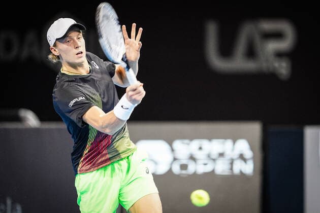 Tennis - Sofia Open 2021 - Emil RUUSUVUORI (FIN) vs. James DUCKWORTH (AUS) - 29.09.2021 Â Copyright: xYulianxTodorovx