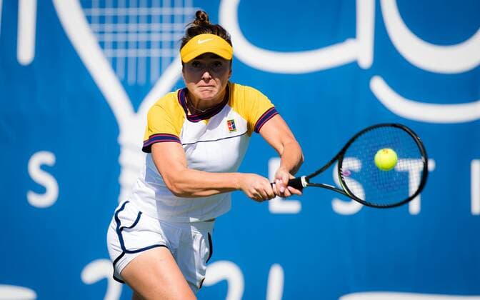 Mandatory Credit: Photo by Rob Prange Shutterstock (12471255ak) Elina Svitolina of Ukraine in action during the first round of the 2021 Chicago Fall Tennis Classic WTA, Tennis Damen 500 tennis tournament Chicago Fall Tennis Classic 2021, Tennis, Chicago, USA - 29 Sep 2021 Chicago Fall Tennis Classic 2021, Tennis, Chicago, USA - 29 Sep 2021  Copyright: xRobxPrange Shutterstockx 12471255ak