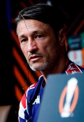 Monaco s head coach Niko Kovac reacts during a press conference, PK, Pressekonferenz held on the eve of their UEFA Europa League match against Real Sociedad, in San Sebastian, Spain, 29 September 2021. Press conference of Monaco !ACHTUNG: NUR REDAKTIONELLE NUTZUNG!  Copyright: xJavierxEtxezarretax GRAFCAV9033 20210929-8aba4f0d4e7f92a866b4a5260ef9ee7fac6a85a7