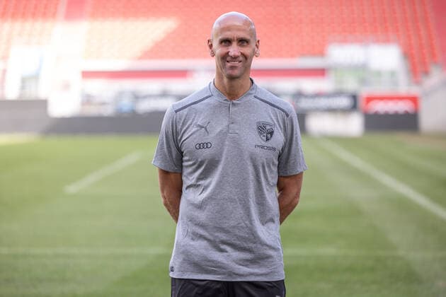 2.BL; FC Ingolstadt 04 - Portraitshooting, Mannschaftsfoto, Cheftrainer AndrÃ Schubert (FCI) 2. Bundesliga - FC Ingolstadt 04 Saison 2021 2022