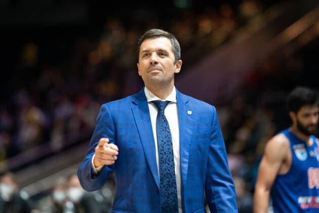 Igor Jovovic (Headcoach Syntainics MBC) Basketball Loewen Braunschweig - Syntainics MBC Basketball Loewen Braunschweig - Syntainics MBC, Basketball, BBL, Saison 2020 2021, 30.09.2021 Braunschweig Copyright: xEibner-Pressefoto DanielxReineltx EP_DRT