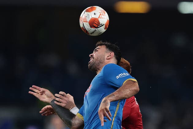 Photo Alessandro Garofalo LaPresse September 30, 2020 Naples, Italy soccer Napoli vs Spartak Mosca - Europa League 2021 2022 - Diego Armando Maradona stadium. In the pic: Andrea Petagna (SSC Napoli);  Copyright: xAlessandroxGarofalo LaPressex
