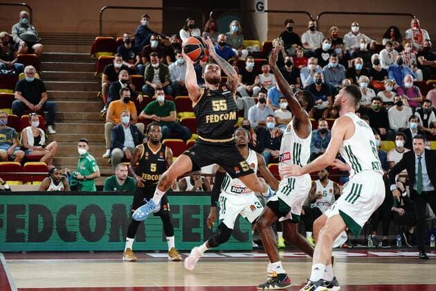 Mike James (AS Monaco) BASKETBALL : Monaco vs Panathinaikos - Euroligue - Monaco - 30 09 2021 NorbertScanella Panoramic 