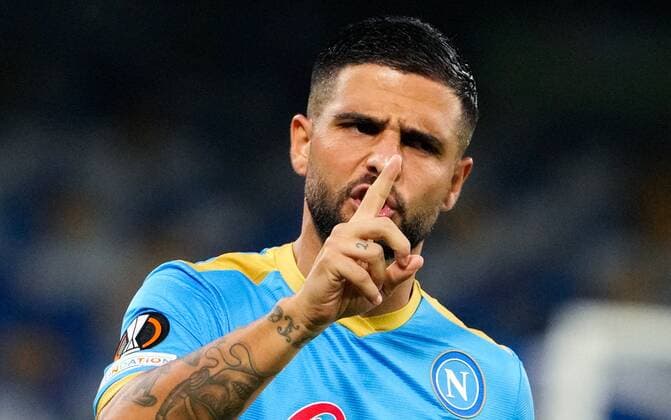 6663164 30.09.2021 Napoli s Lorenzo Insigne reacts during the Europa League soccer match between Napoli and Spartak Moscow, at Diego Armando Maradona stadium, in Naples, Italy. Alexander Vilf Sputnik Italy Soccer Europa League Napoli - Spartak  1122cab6948b628d