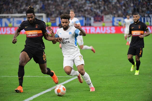 Jordan Amavi (OM) vs Christian Luyindama FOOTBALL : OM vs Galatasaray - 30 09 2021 Mao Panoramic 