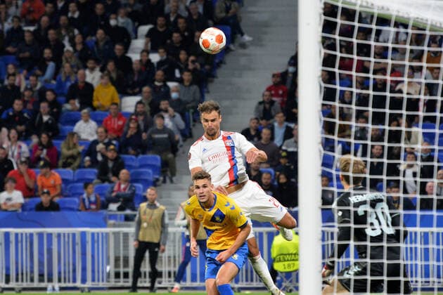 (lyon) vs (brondby) FOOTBALL : Olympique Lyonnais vs Brondby IF - Ligue Europa - 30 09 2021 FredericChambert Panoramic 