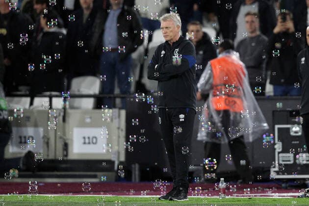 West Ham United v Rapid Vienna UEFA Europa League West Ham United Manager David Moyes during the UEFA Europa League Group H match at the London Stadium, Stratford Content Not Available For UK Newspapers Copyright: xPaulxChestertonx FIL-15928-0166