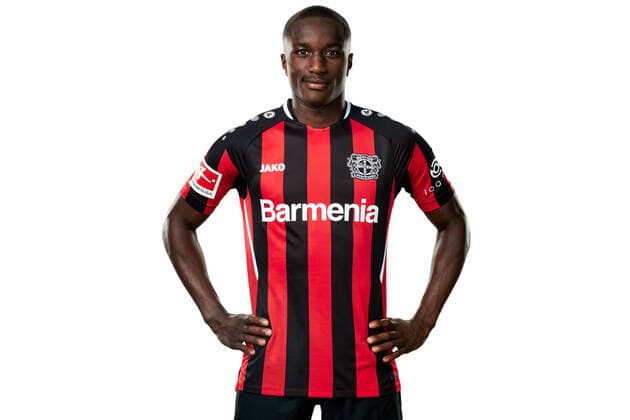 Moussa Diaby; Bayer 04 Leverkusen; 1.BL, Porträttermin 2021 2022