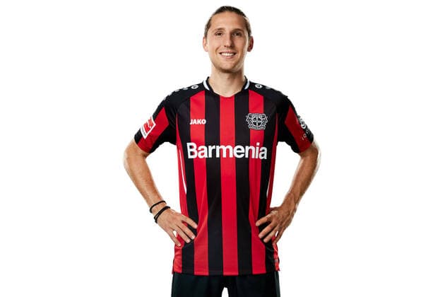 Panagiotis Retsos; Bayer 04 Leverkusen; 1.BL, Porträttermin 2021 2022