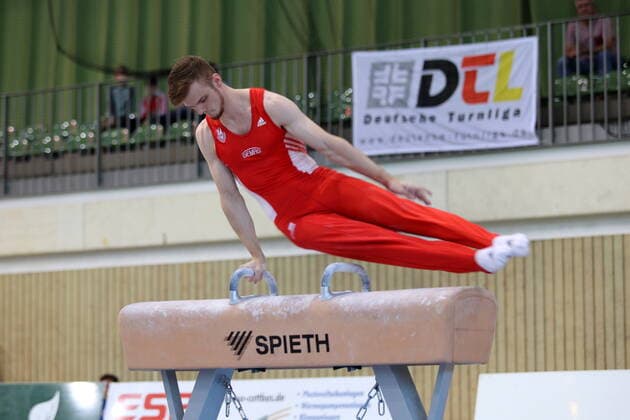 Leonard Prügel (SC Cottbus) Kunstturnen Bundesliga SC Cottbus - KTV Straubenhardt 19-37