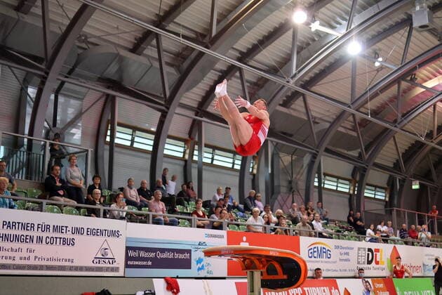 Igor Radivilov (SC Cottbus) Kunstturnen Bundesliga SC Cottbus - KTV Straubenhardt 19-37