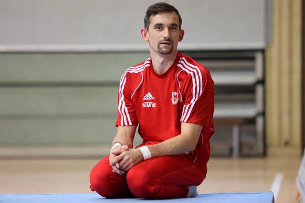 Christopher Jursch (SC Cottbus) Kunstturnen Bundesliga SC Cottbus - KTV Straubenhardt 19-37