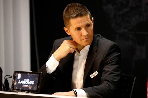 02.10.2021, easyCredit Basketball Bundesliga, Magentasport BBL Pokal, Saison 2020 2021, Herren, Chemnitz Niners - Ratiopharm Ulm Pressekonferenz mit Jaka Lakovic (Headcoach), Ratiopharm Ulm Chemnitz Messe Chemnitz Sachsen Germany