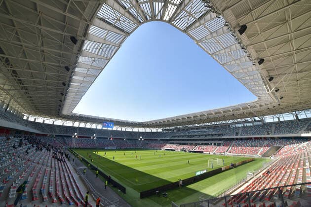 The stadium Steaua Ghencea from Bucharest hosts the football match between Steaua Bucuresti and Dunarea Calarasi, counting for the 2nd League of Casa Pariurilor, Saturday 2 October 2021 Bucharest Copyright: xRazvanxPasarica SPORTxPICTURESx