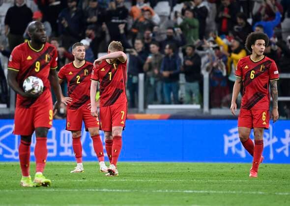 Torino, Italy - October 07 : Axel Witsel midfielder of Belgium during the UEFA Nations League Finals 2021 Semi-Final match between Belgium and France on October 7, 2021 in Torino, Italy, 7 10 2021 ( Belgium v France UEFA Nations League Semi-Final PhotoNews Panoramic 