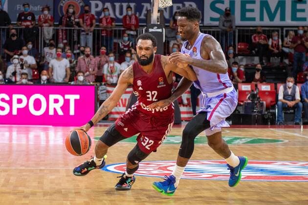 Darrun Hilliard 32 (FC Bayern), FC Bayern Basketball vs. FC Barcelona, Barca EuroLeague, 07.10.2021 Muenchen Bayern Deutschland
