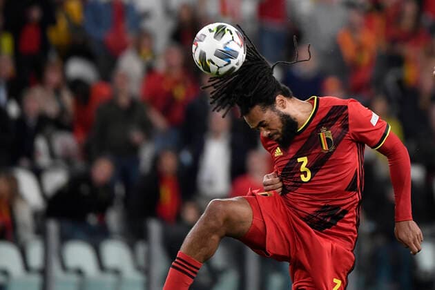 Jason Denayer of Belgium during the Uefa Nations League semi-final football match between Belgium and France at Juventus stadium in Torino (Italy), October 7th, 2021. Photo Andrea Staccioli Insidefoto andreaxstaccioli
