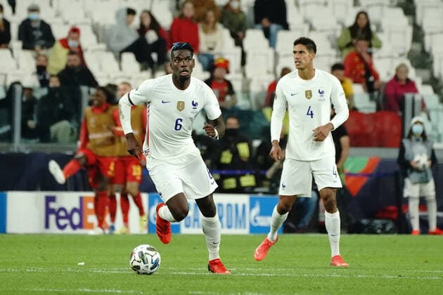 Paul Pogba (France) FOOTBALL : Belgique vs France - League des Nations - Demi Finale - Turin - 07 10 2021 NorbertScanella Panoramic 