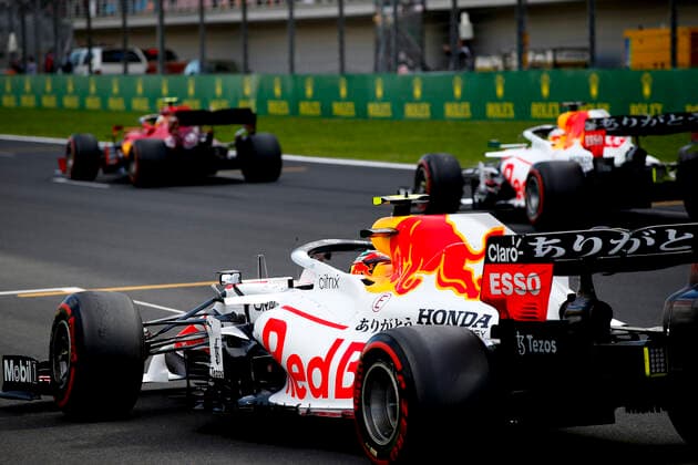 11 Sergio Perez (MEX, Red Bull Racing), F1 Grand Prix of Turkey at Intercity Istanbul Park on October 8, 2021 in Istanbul, Turkey. (Photo by HOCH ZWEI) Istanbul Turkey