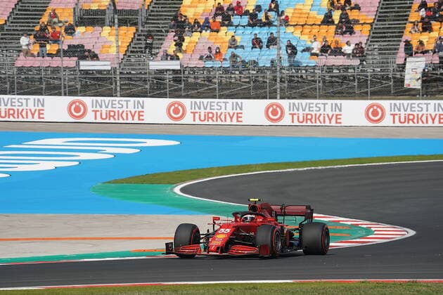 Formula 1 Turkish Grand Prix 2021 08.10.2021, Istanbul Park Circuit, Istanbul, Formula 1 Turkish Grand Prix 2021 ,im Bild Carlos Sainz Jr. (ESP 55), Scuderia Ferrari Mission Winnow