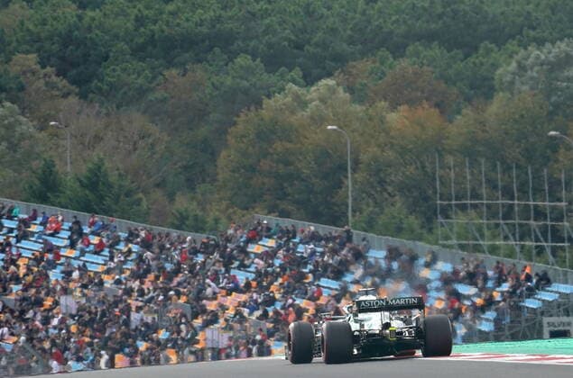 Formula 1 Turkish Grand Prix 2021 08.10.2021, Istanbul Park Circuit, Istanbul, Formula 1 Turkish Grand Prix 2021 ,im Bild Sebastian Vettel (DEU 5), Aston Martin Cognizant Formula One Team