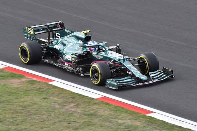 Formula 1 Turkish Grand Prix 2021 08.10.2021, Istanbul Park Circuit, Istanbul, Formula 1 Turkish Grand Prix 2021 ,im Bild Sebastian Vettel (DEU 5), Aston Martin Cognizant Formula One Team