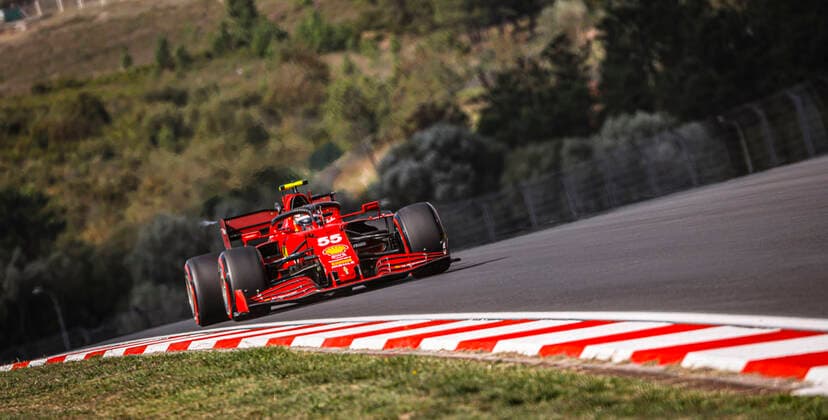 55 Carlos Sainz (ESP, Scuderia Ferrari Mission Winnow), F1 Grand Prix of Turkey at Intercity Istanbul Park on October 8, 2021 in Istanbul, Turkey. (Photo by HOCH ZWEI) Istanbul Turkey