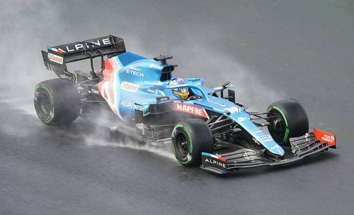 Formula 1 Turkish Grand Prix 2021 09.10.2021, Istanbul Park Circuit, Istanbul, Formula 1 Turkish Grand Prix 2021 ,im Bild Fernando Alonso (ESP 14), Alpine F1 Team